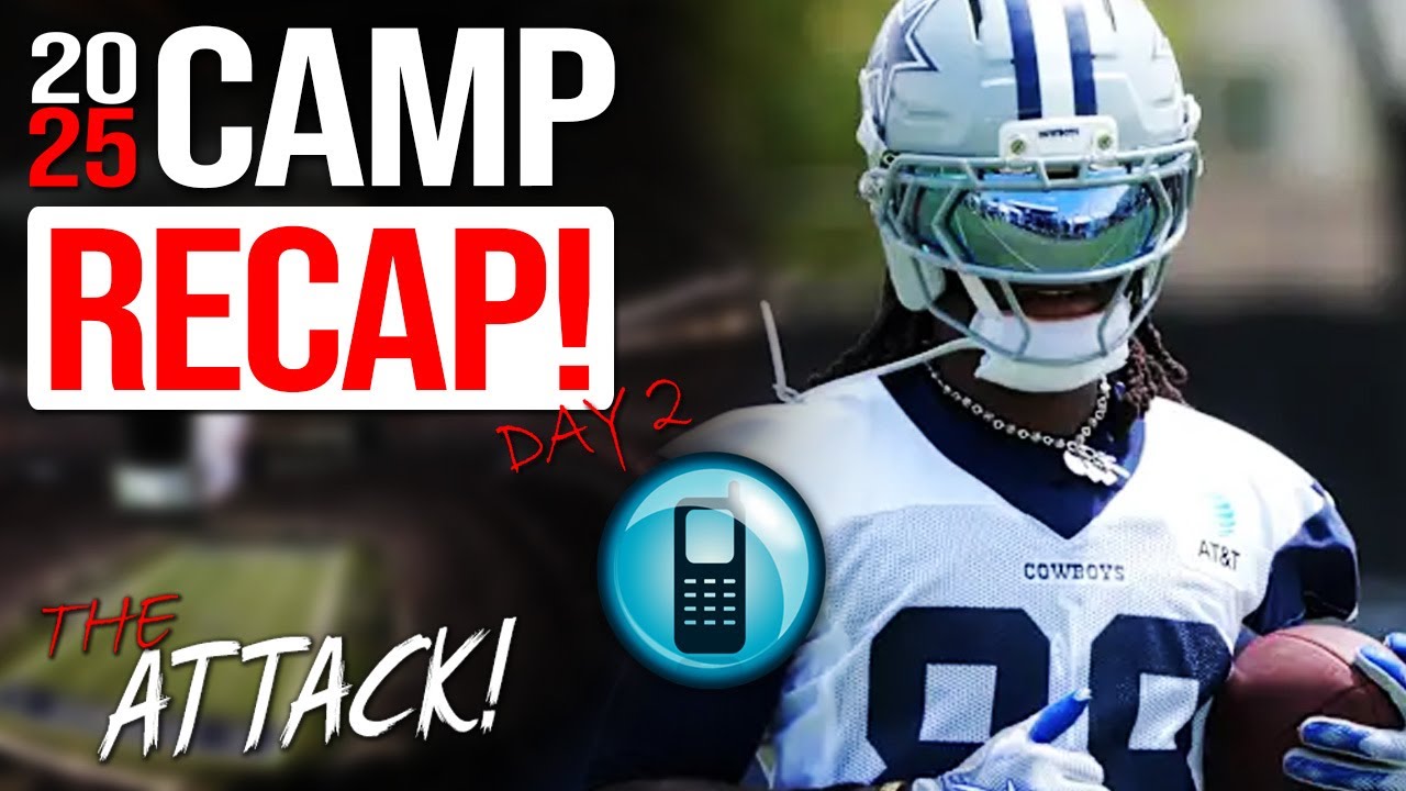 Cowboys SIGHTS & SOUNDS From Day 2 of Training Camp: CeeDee LEADING! Pickens INJURY SCARE!