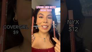 Affordable Lipstain Liner BATTLE… which one is better 👀 #affordablemakeup