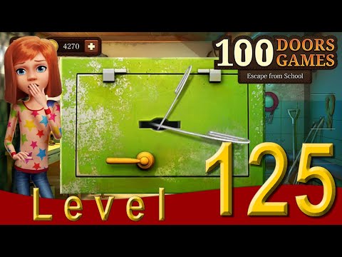 JOGO ESCAPE FROM SCHOOL - 100 DOORS GAMES | 100 PORTAS LEVEL 125 PASSO A PASSO | LVL 125 WALKTHROUGH