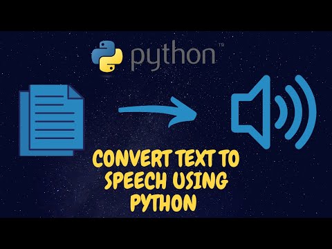Python Tutorial How To Quickly Convert Text To Speech Using Python Audio Books