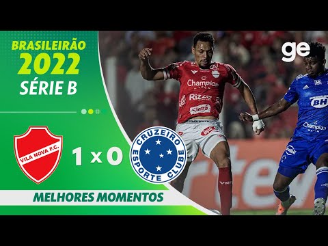 Gols e lances de Vila Nova-GO x Cruzeiro