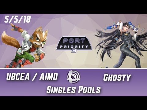 Port Priority 3 - UBCEA | AIMD (Fox) Vs. Ghosty (Bayonetta) - Singles Pools
