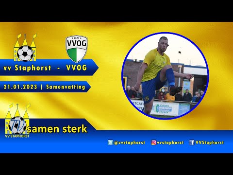 vv Staphorst - VVOG | 21.1.2023 | Samenvatting
