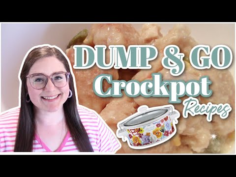 TASTY! Dump & Go CROCKPOT Recipes That Your Family Will LOVE! | Easy Recipes | Kirsti Pickens