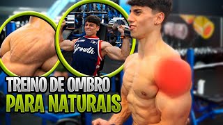 TREINO DE OMBROS DE UM NATURAL ALFREDO MOSTRA AS DICAS VALIOSAS