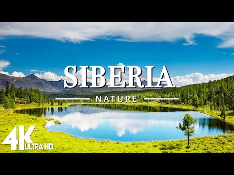 FLYING OVER SIBERIA (4K UHD) - Relaxing Music Along With Beautiful Nature Videos - 4K Video HD
