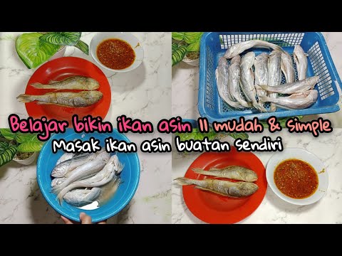BELAJAR BIKIN 🐟IKAN ASIN||MUDAH& SIMPLE||LANGSUNG DIMASAK IKAN ASIN BUATAN SENDIRI🤤#irt #menusimple