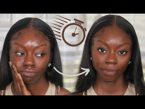 5 Minute Makeup | Minimal Makeup Routine For Dark Skin