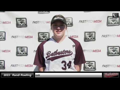 2023 Randi Roelling Committed to Cal Pitcher Softball Skills Video - Batbusters 18 Gold Gomes