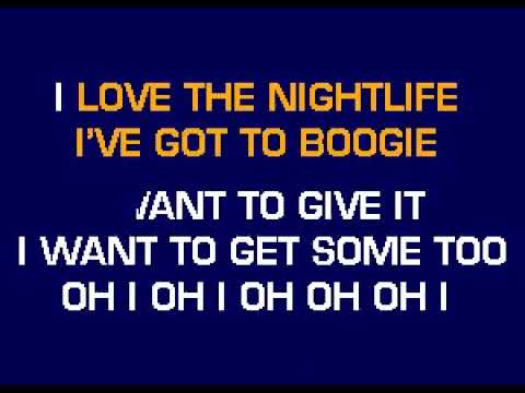 I Love The Nightlife (Alicia Bridges) HIGHER KEY KARAOKE +2 LYRICS