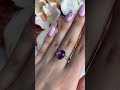 Серебряное кольцо с александритом 4.61ct