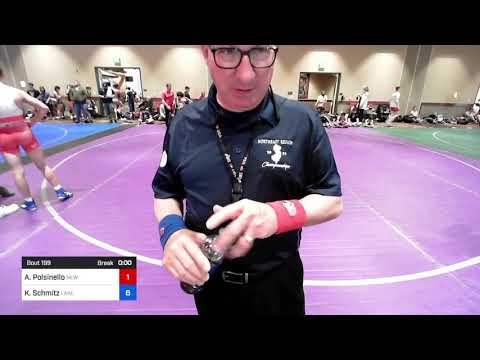 106 Lbs Rr Rnd 3 - Alex Polsinello, New York Vs Kenneth Schmitz, Lake Erie Wrestling Club 492b