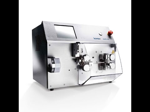 Video Set banc de lucru cu masina de taiat si dezizolat cabluri electrice - Kappa 315