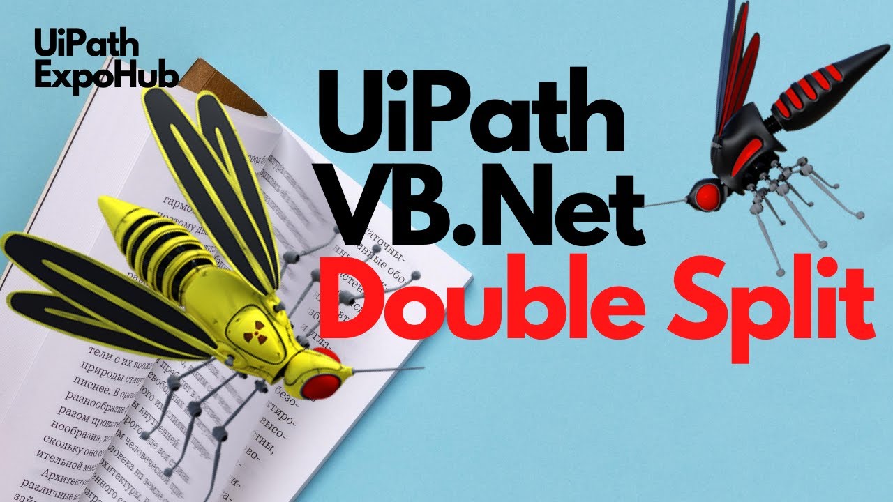 UiPath VB.Net Double Split | VB.Net String Manipulation