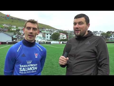 FSF Varpið. Samrøða við Fróða Benjaminsen undan dystinum ímóti Andorra