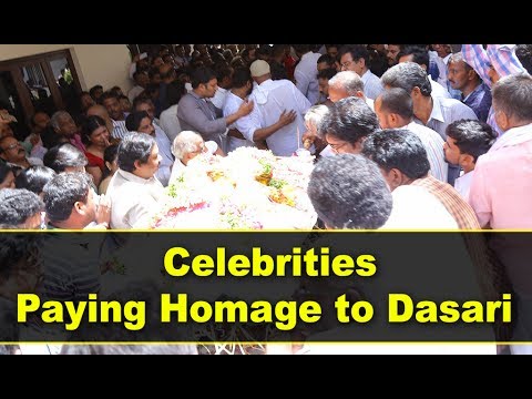 Celebrities Paying Homage for Dasari Narayana Rao At His Residence