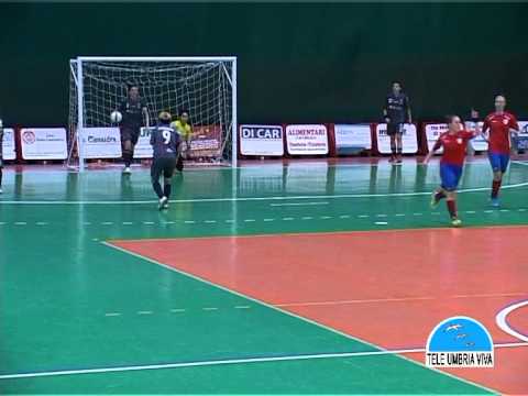 TELE UMBRIA VIVA SERVIZIO TG "FB5 TEAM ROME-TERNANA FUTSAL" 10 03 14