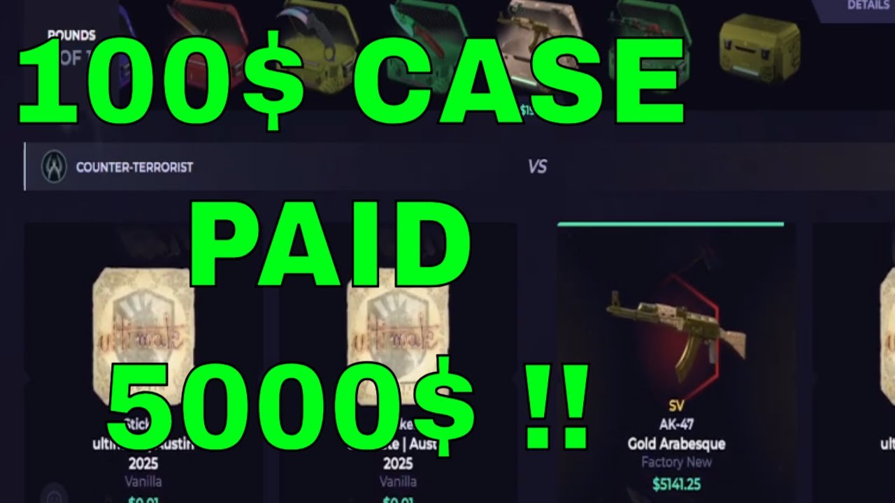 INSANE 100$ CASE PAID 5000$ ! AT ( SC )