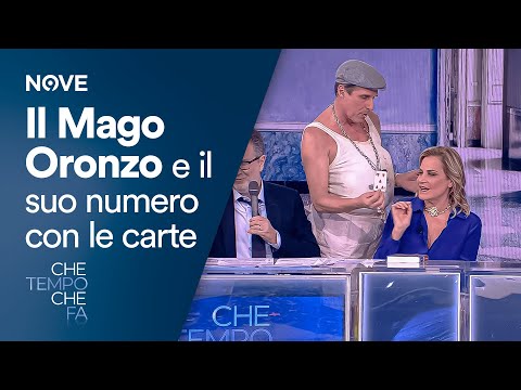 Che tempo che fa | Il Mago Oronzo aka Raul Cremona e uno strabiliante trucco con le carte