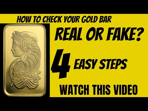 HOW TO SPOT A FAKE GOLD BAR (PAMP SUISSE EDITION) #youtube #gold #usa #canada #how #howto #apmex