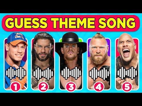 Top 36 WWE Theme Songs 🎵✅ | Roman Reigns, John Cena, The Undertaker