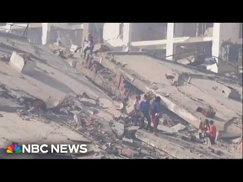 Venezuelans worry they won't recover remains of loved ones still under rubble after earthquakes