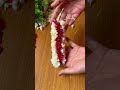 Rose Petals Mallipoo Garland Jasmine Garland WAIT FOR THE END ️ Shorts Jasminegarland Yt