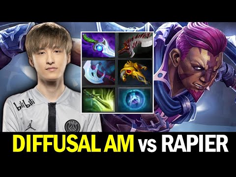 AME Diffusal Antimage Intense Game vs Divine Rapier Morphling