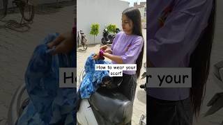 Download lagu How To Wear Your Scarf/Scooty Hairstyle #hairstyle #hair #ytshorts #viral #trending #explore mp3