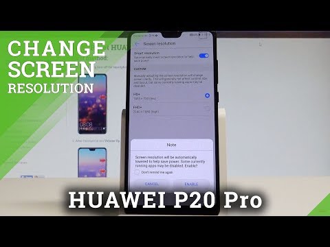 How to Change Screen Resolution in HUAWEI P20 Pro - Display Resolution |HardReset.Info