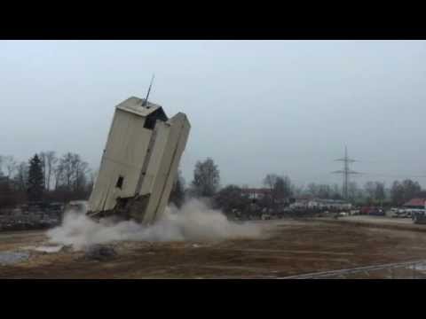 Sprengung in Laupheim - Kieswerk wankt aber fällt nicht (Regio TV Schwaben)