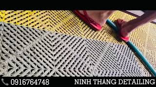 Mitsubishi TriTon phủ gốm CeramicPRO , lên màn hình Bravigo và áp suất lốp ICAR.