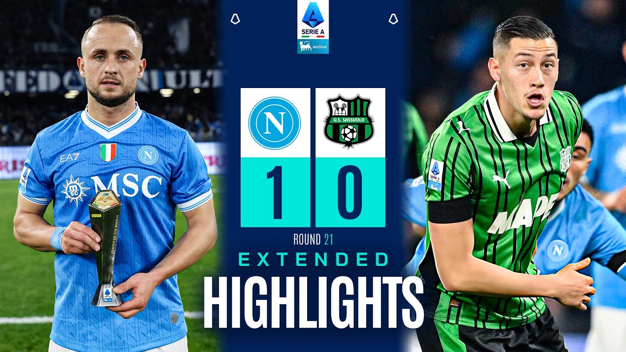 MAXI SINTESI NAPOLI-SASSUOLO 1-0 | EXTENDED HIGHLIGHTS | SERIE A ENILIVE 2025/26