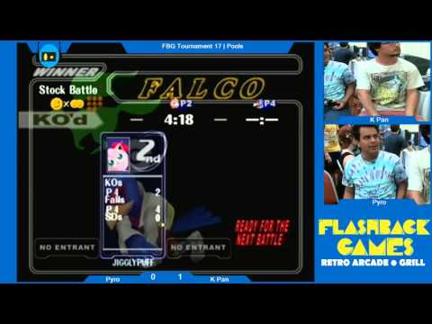 Flashback Games Presents: Tournament 17 - Pyro (Jigglypuff) Vs. KPan (Falco) Pools