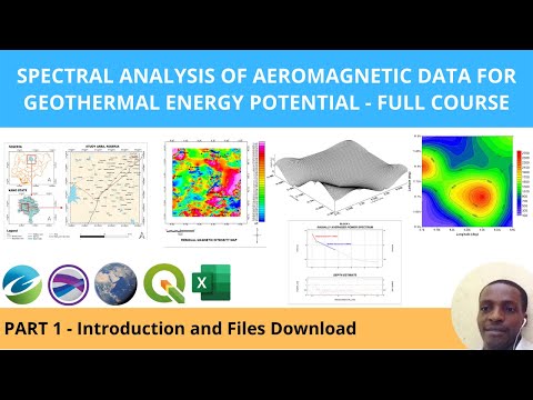 (Part 1) Spectral Analysis of Aeromagnetic Data For Geothermal Energy Potential - Full Course