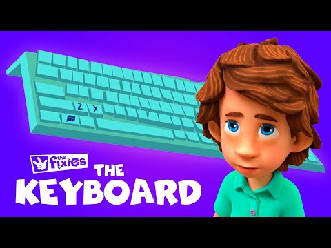 The Keyboard ⌨️ | The Fixies | Cartoons for Kids - Kingdom Kids Zone, Little Learners - The Fixies
