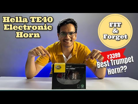 😱 Is Horn Ke Aage Hai Saare Horn Fail | HELLA TE40 Electronic Trumpet horn Set | Best Horn For Cars
