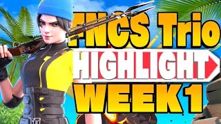 FNCS Week1 実はラウンド1だけ突破してました。