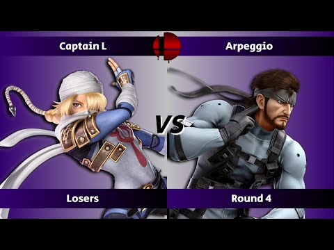 Back in Blood 3 - Captain L (Lucario, Sheik) vs Arpeggio (Snake) - Losers Round 4