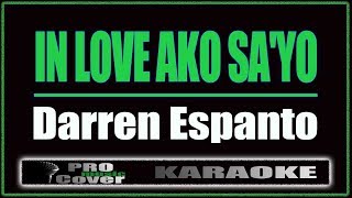 In Love Ako Sa&#39;yo - Darren Espanto (KARAOKE)