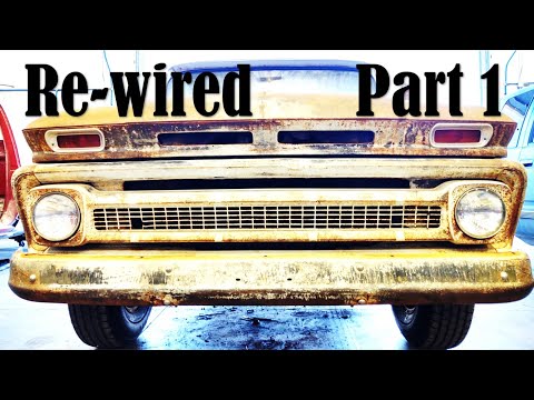 Part 13a: 1966 Chevy C20 - All New Wiring - Building a Custom Factory Harness from a Generic One!