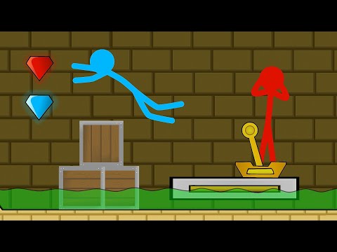 Red and Blue , Stickman Animation - ( Light Place Parkour ) Part 1