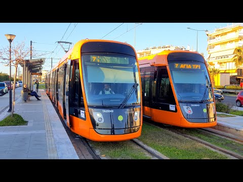 Athens Coastal Tram Ride T7 with ALSTOM Citadis X05 (305) - [401]