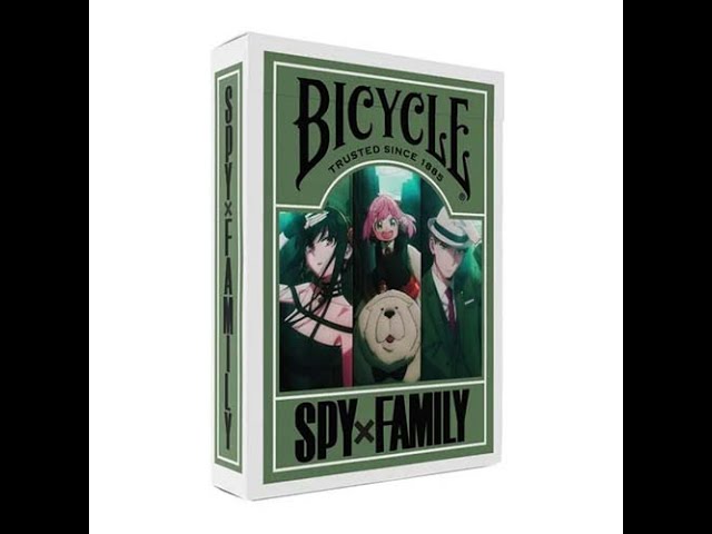Vídeo relacionado con Bicycle Baraja de Cartas Spy x Family. Edición Especial para Fans y coleccionistas.