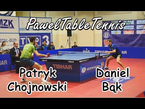Patryk Chojnowski vs Daniel Bąk - Tenis stołowy