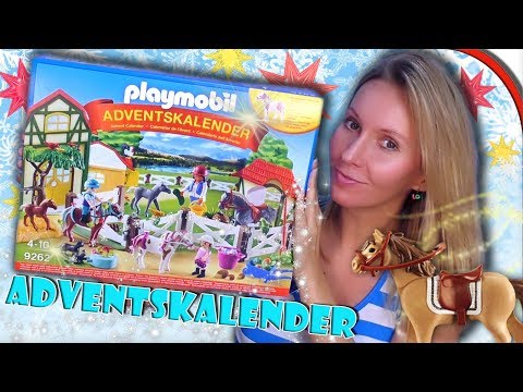 Adventskalender PLAYMOBIL Reiterhof 9262 🐎 Was ist drin?🎄Pferde Adventskalender öffnen