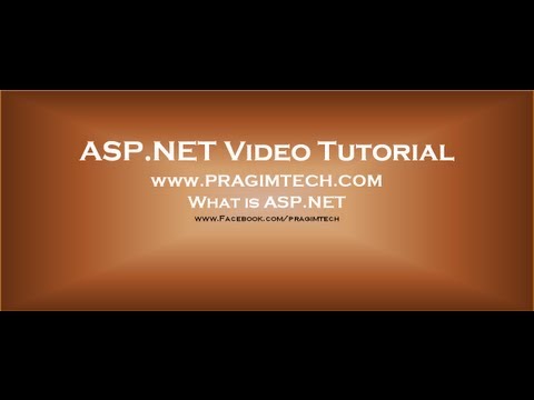 ASP.NET tutorial for beginners