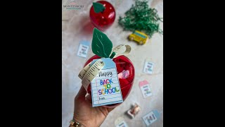 Apple 🍎 Teacher Appreciation Gift Back to School Free Tag Printable #backtoschool #teacher #diygift