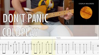 Don't Panic Coldplay Cover o Guitar Tab o Tutorial o Lesson