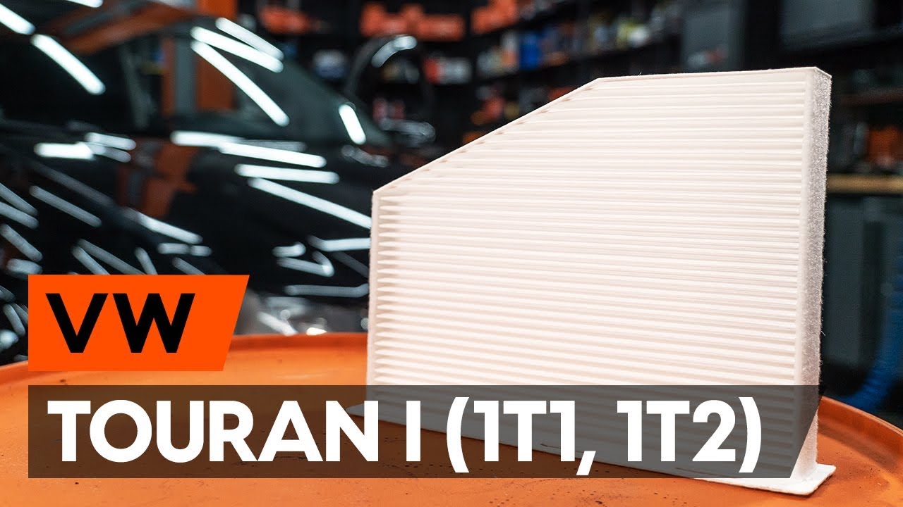 Jak vyměnit kabinovy filtr na VW Touran 1T1 1T2 – návod k výměně